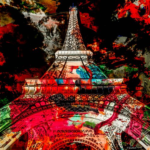 Tour Eiffel Paris par Thomas Dellert, Édition en vente sur Singulart