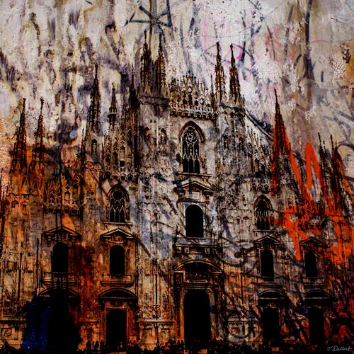 Cathedral-Basilica of the Nativity of Saint Mary Milano Italy par Thomas Dellert, Photographie en vente sur Singulart