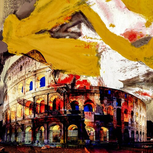 Colosseum Rome Italy par Thomas Dellert, Photographie en vente sur Singulart
