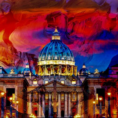 Papal Basilica of Saint Peter in the Vatican  Italy par Thomas Dellert, Édition en vente sur Singulart