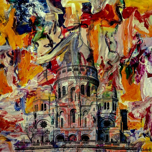 Basilica of the Sacred Heart of Paris par Thomas Dellert, Photographie en vente sur Singulart