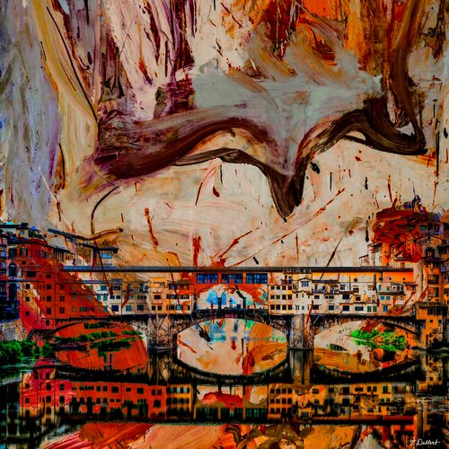 Ponte Vecchio Firenze Italia par Thomas Dellert, Édition en vente sur Singulart