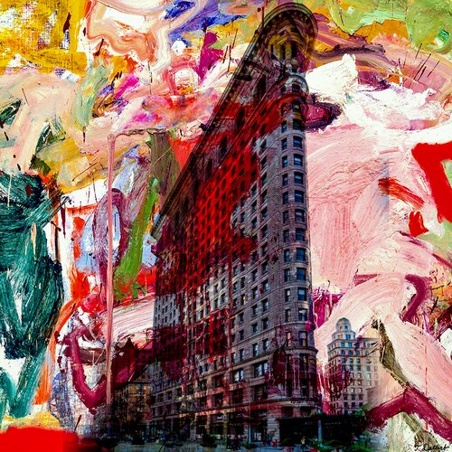 New York Flat Iron Building USA par Thomas Dellert, Édition en vente sur Singulart