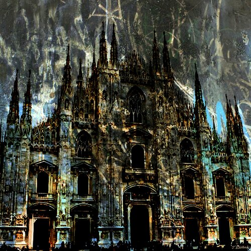 Cathedral  " Duomo di Milano "  Italy par Thomas Dellert, Édition en vente sur Singulart