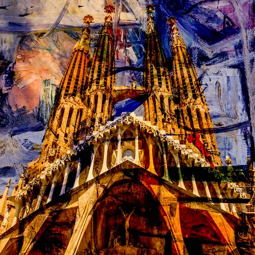 le Sagrada Familia Barcelona Spain par Thomas Dellert, Édition en vente sur Singulart