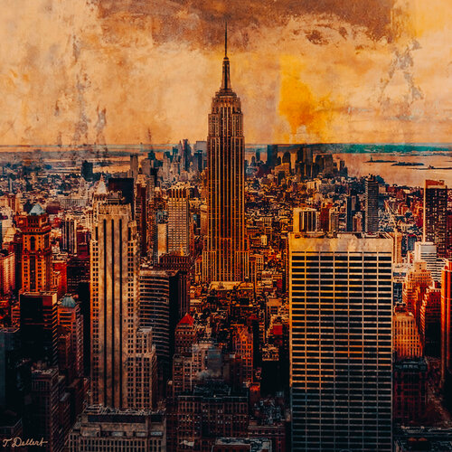 Empire State  Building New York USA von Thomas Dellert, Druck kaufen auf Singulart