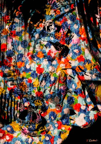 Queen Elizabeth of England and the King of British Art Damien Hirst par Thomas Dellert, Photographie en vente sur Singulart