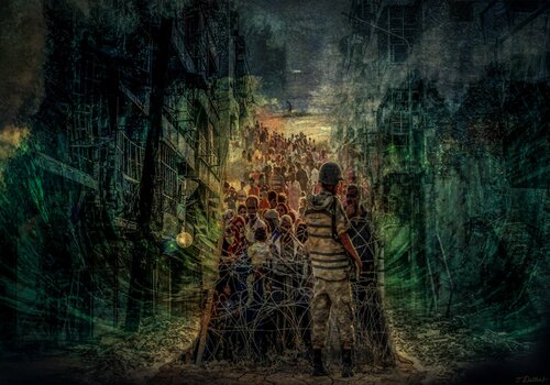 At the gate to Paradise. par Thomas Dellert, Digital en vente sur Singulart