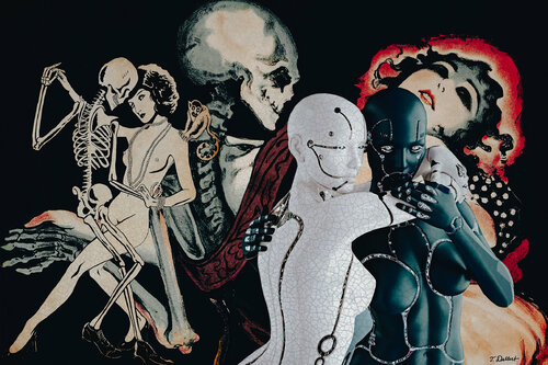 Toten Tanz.        ( after artworks by Fritz lang, and Neal Fox ) par Thomas Dellert, Édition en vente sur Singulart