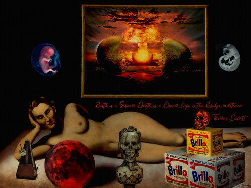 The Bridge in-between  birth and death. par Thomas Dellert, Digital en vente sur Singulart