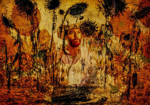 VINCENT.     the life of the SUNflower the death of an artist.  ( Thomas Dellert as Vincent Van Gogh ) de Thomas Dellert, Fotografía a la venta en Singulart