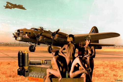 We Girls are often stronger than the Boys       after Helmut Newton Thomas Dellert