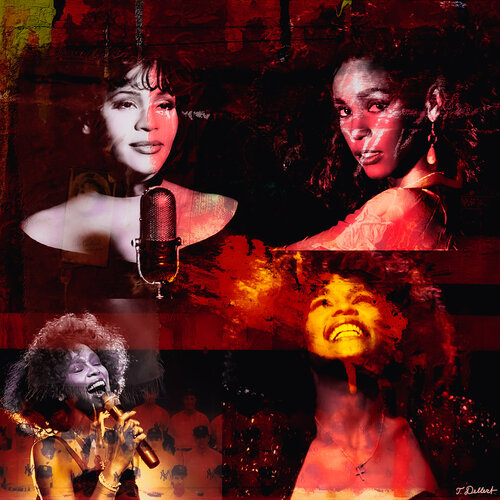 WHITNEY HOUSTON  1963-2012 di Thomas Dellert, Fotografia in vendita su Singulart
