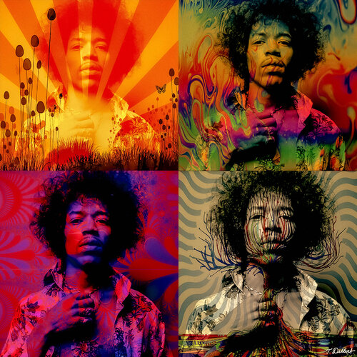 JIMI HENDRIX   1942-1970 di Thomas Dellert, Fotografia in vendita su Singulart