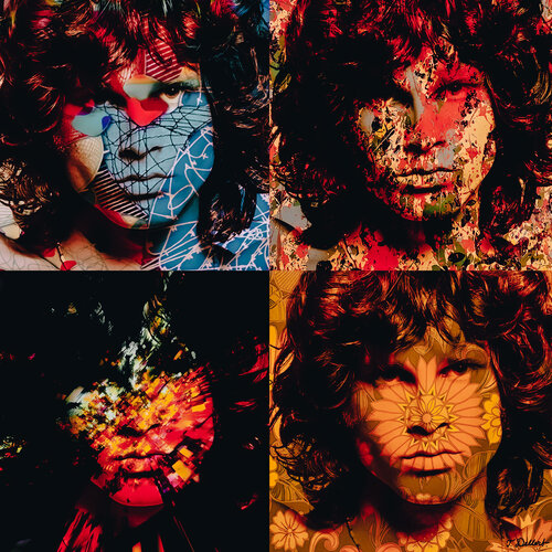 JIM MORRISON 1943-1971 par Thomas Dellert, Photographie en vente sur Singulart