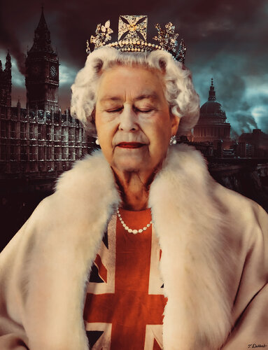 My Queen Platinum Portrait 2022  ( version 4 ) par Thomas Dellert, Photographie en vente sur Singulart