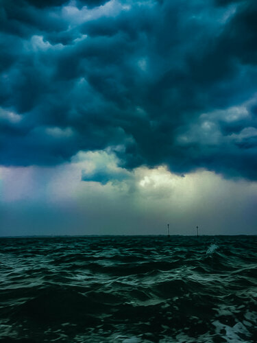 SKY AND SEA    ( The  venecian laguna in a light-box di Thomas Dellert, Fotografia in vendita su Singulart
