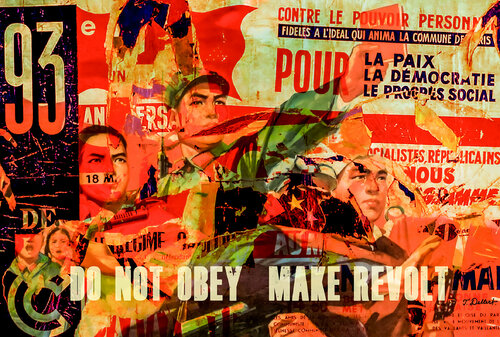 DO NOT OBEY MAKE REVOLT di Thomas Dellert, Stampa in vendita su Singulart