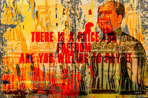 THERE IS A PRICE FOR FREEDOM ARE YOU WILLING TO PAY IT ? di Thomas Dellert, Stampa in vendita su Singulart