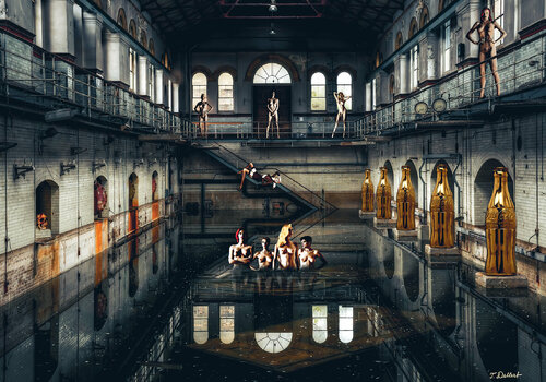 Naked in a Drowning World di Thomas Dellert, Fotografia in vendita su Singulart