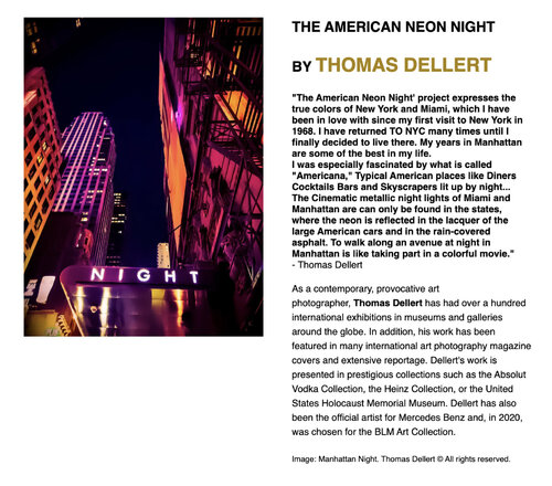 Lens Magazine 2022 Info page par Thomas Dellert, Photographie en vente sur Singulart