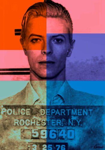 DAVID BOWIE. ( Criminal Record Company  Member ) di Thomas Dellert, Fotografia in vendita su Singulart
