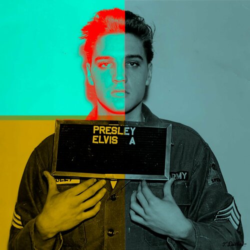 ELVIS PRESLEY. ( Criminal Record Company Member ) par Thomas Dellert, Photographie en vente sur Singulart