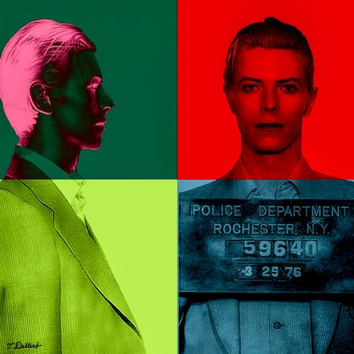 DAVID BOWIE.        ( Criminal Record Company Member  ) di Thomas Dellert, Fotografia in vendita su Singulart