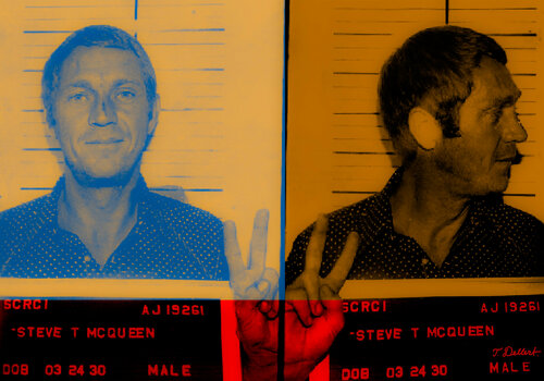 STEVE MC QUEEN par Thomas Dellert, Photographie en vente sur Singulart