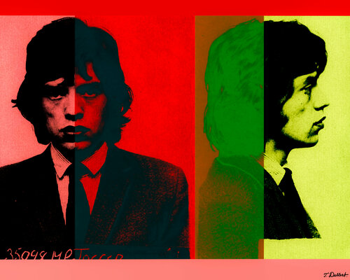 MICK JAGGER.    ( Criminal Record Company Member ) par Thomas Dellert, Photographie en vente sur Singulart