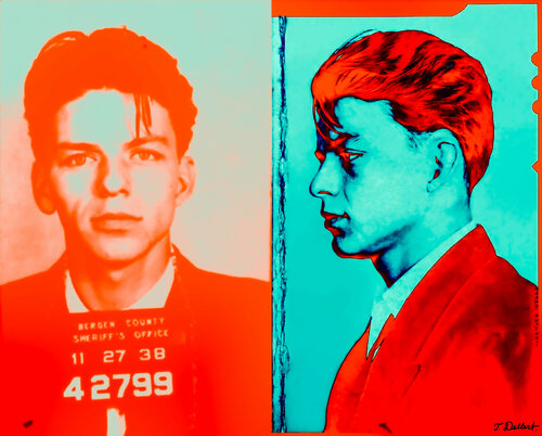 FRANK SINATRA  ( Criminal Record Company Member ) par Thomas Dellert, Photographie en vente sur Singulart