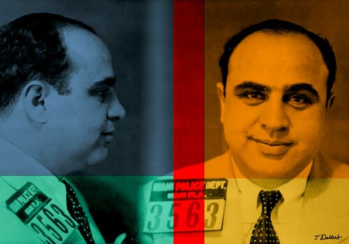 AL CAPONE ( Scarface ) par Thomas Dellert, Photographie en vente sur Singulart