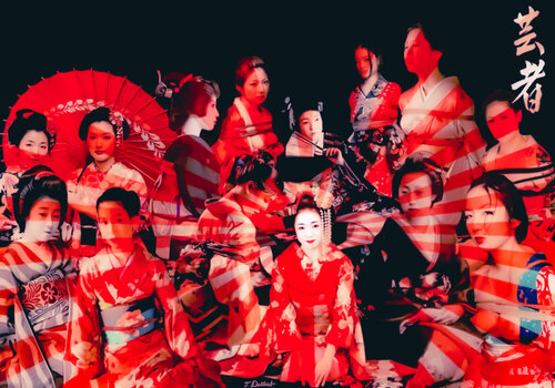 Geisha Love par Thomas Dellert, Photographie en vente sur Singulart