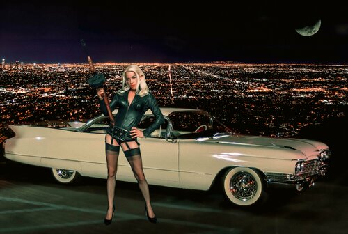 Night in LA.  ( The Dangerous City of Angels )   Photograph by Thomas Dellert par Thomas Dellert, Photographie en vente sur Singulart