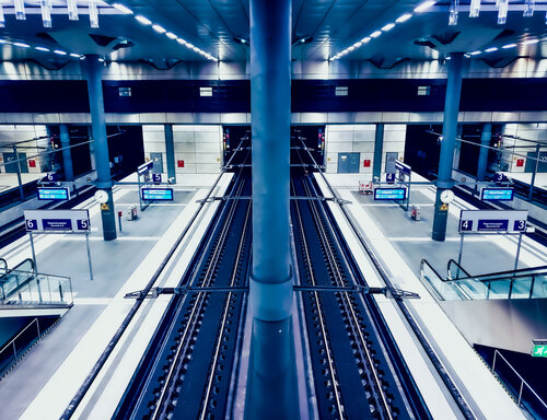 Berlin Hauptbahnhof Nacht Thomas Dellert