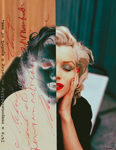 SEX Symbol Marilyn Monroe Miller   ( frosty version ) par Thomas Dellert, Photographie en vente sur Singulart