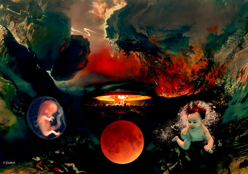 Birth of the New World.    ( first comes the End then the Beginning ) di Thomas Dellert, Digitale in vendita su Singulart