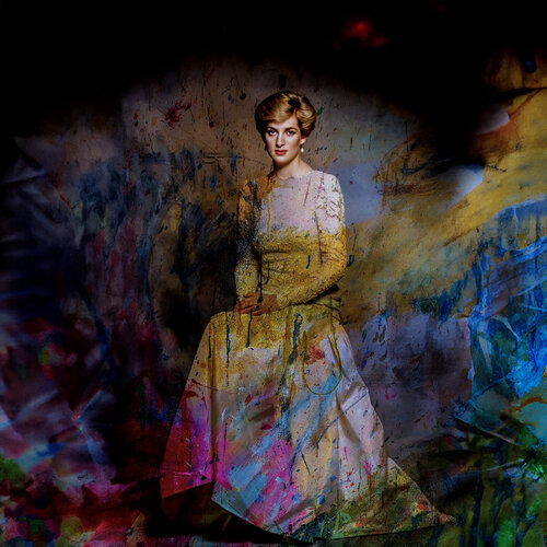 The colourful Princess Diana de Thomas Dellert, Fotografía a la venta en Singulart