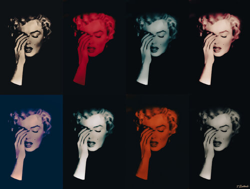 Crying Marilyn    ( 8 times ) par Thomas Dellert, Photographie en vente sur Singulart
