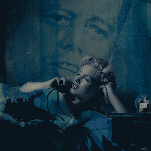 Marilyns Blue Hour par Thomas Dellert, Photographie en vente sur Singulart