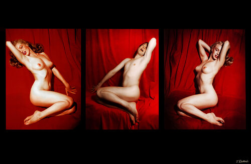 We are All Marilyns ( the artist Thomas Dellert as a Marilyn Monroe nude ) par Thomas Dellert, Photographie en vente sur Singulart