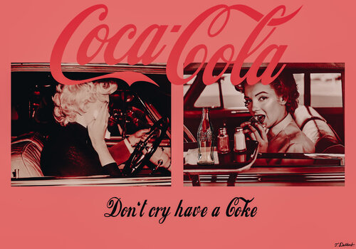 Don't Cry have a Coke di Thomas Dellert, Fotografia in vendita su Singulart
