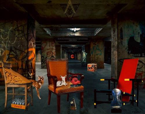 Wohnezimmer mit Sthule di Thomas Dellert, Fotografia in vendita su Singulart