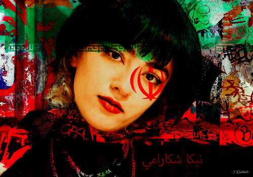 NIKA SHAKARAMI Iranian Saint by Thomas Dellert, 인쇄 for Sale on Singulart