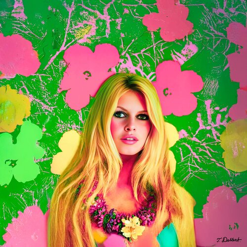 Bardot the Flower Power Girl by Thomas Dellert, Photography for Sale on Singulart