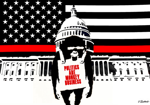 Monkey Business di Thomas Dellert, Digitale in vendita su Singulart