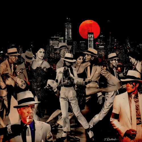 Blood Moon Dance   ( Michael Jackson & Fred Astaire  our two most  important show dancers in history ) di Thomas Dellert, Digitale in vendita su Singulart
