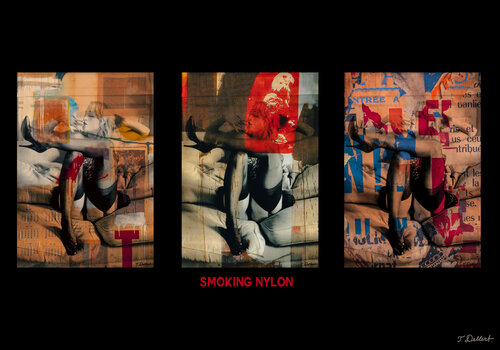 Madonna. "Smoking Nylon " van Thomas Dellert, Fotografie te koop op Singulart