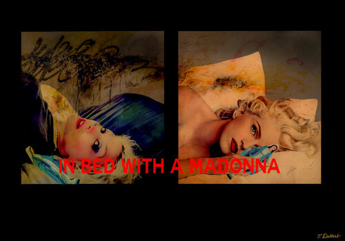 In Bed with a Madonna.    ( Vava Venezia & Madonna Ciccone ) van Thomas Dellert, Fotografie te koop op Singulart