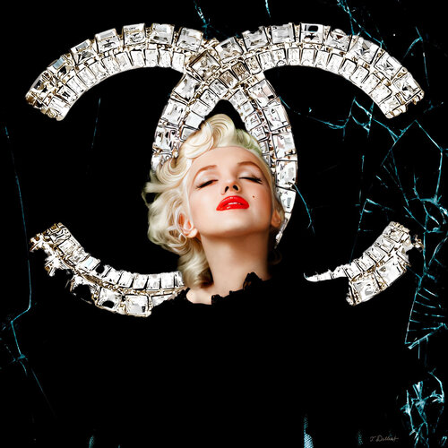 Diamond Chanel Monroe par Thomas Dellert, Photographie en vente sur Singulart